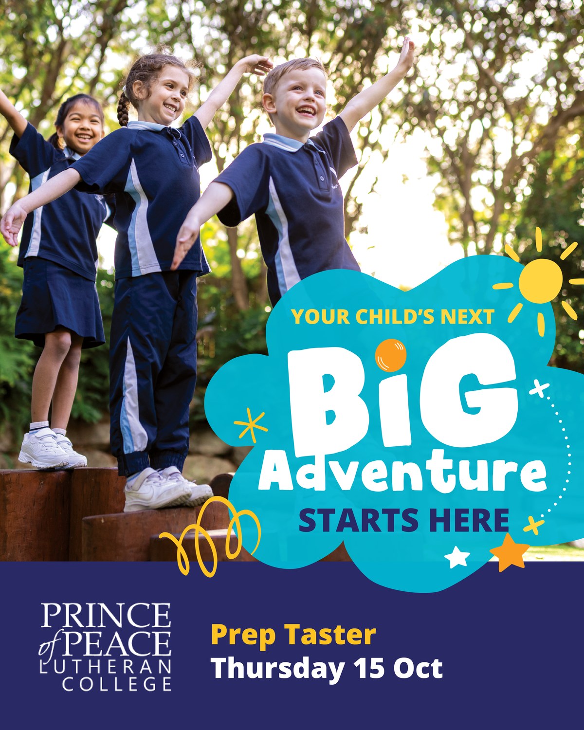 POPLC-Prep-Taster-Hero-Mobile-1200x1500 Your child's next big adventure starts here. Prep Taster, Thursday 15 October.